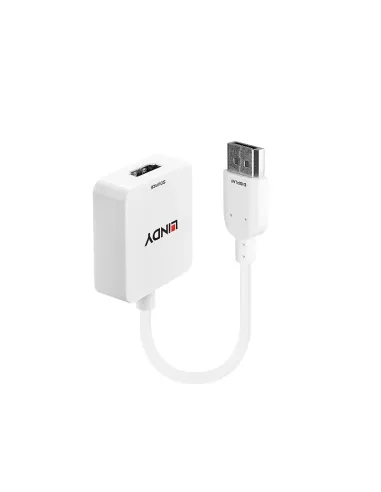 Lindy 38146 cavo e adattatore video HDMI tipo A (Standard) DisplayPort Bianco