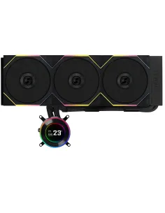 Lian Li GA II Hydroshift II LCD-C 360TL Processore Raffreddatore di liquidi tutto in uno 12 cm Nero 1 pz