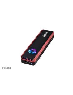 Akasa AK-ENU3M2-06 contenitore di unità di archiviazione Box esterno SSD Nero M.2