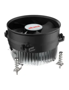 Akasa Intel LGA1700 Processore Raffreddatore ibrido 9,5 cm Alluminio, Nero 1 pz 2