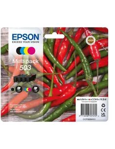 Epson 503 cartuccia d'inchiostro 4 pz Originale Resa standard Nero, Ciano, Magenta, Giallo
