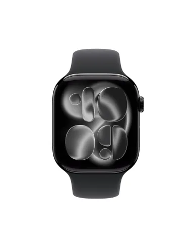 Apple Watch Series 11 GPS 46mm Cassa Alluminio Jet Black con Sport Band Nero - S M