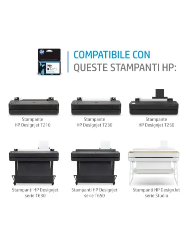 HP Cartuccia di inchiostro magenta originale DesignJet 712 da 29 ml