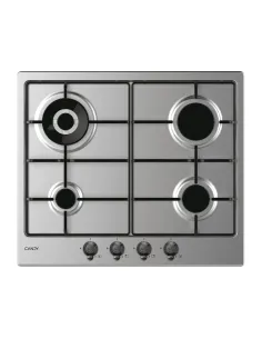 Candy Classic CHW6BR4WTX Acciaio inox Da incasso 60 cm Gas 4 Fornello(i)