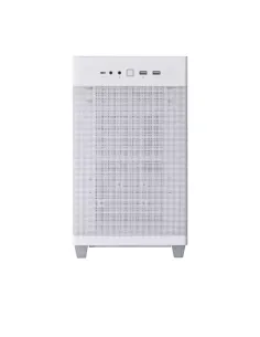 ASUS PRIME AP201 CASE TG WHITE Mini Tower Bianco