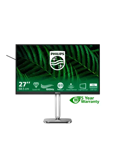 Philips Serie 5000 27B2G5500 00 Monitor PC 68,6 cm (27") 2560 x 1440 Pixel Quad HD LCD Antracite