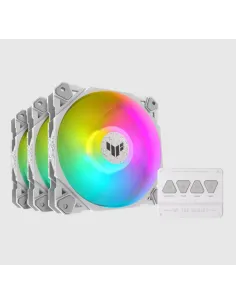 ASUS TUF GAMING TF120 ARGB WHITE EDITION 3IN1 Case per computer Raffreddatore d'aria 12 cm Bianco 3 pz