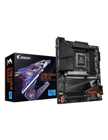 GIGABYTE Z790 AORUS ELITE AX Scheda madre - Supporta CPU Intel Core di 14a generazione, 16*+2+1 fasi VRM digitali, fino a