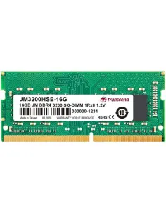 Transcend JetRam JM3200HSE-16G memoria 16 GB 1 x 16 GB DDR4 260-pin SO-DIMM