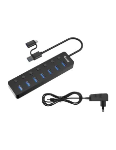 Equip 128965 hub di interfaccia USB 3.2 Gen 1 (3.1 Gen 1) Type-A 5000 Mbit s Nero 2