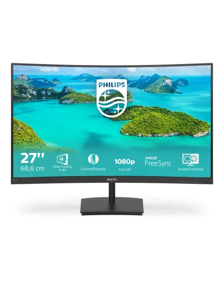 Philips E Line 271E1SCA 00 Monitor PC 68,6 cm (27") 1920 x 1080 Pixel Full HD LCD Nero