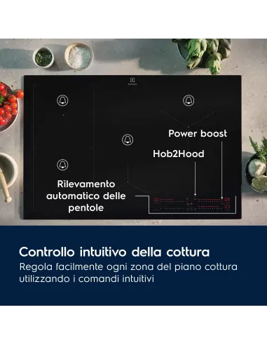Electrolux PIANO INDUZIONE SENSE BOIL 60 CM KIS62453I MADE IN EUROPE