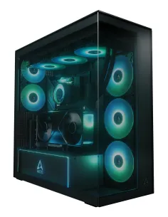 ARCTIC Xtender VG Black (Tinted Glass) Midi Tower Nero
