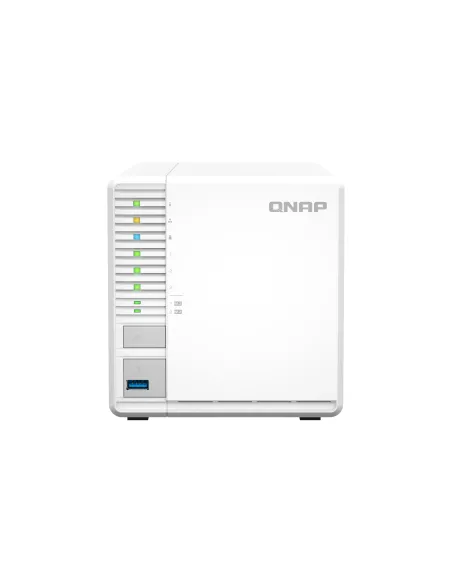 QNAP TS-364 NAS Tower Intel® Celeron® N5095 8 GB DDR4 0 TB QNAP Turbo System Bianco