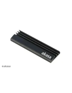Akasa A-M2HS01-KT02 sistema di raffreddamento per computer Unità allo stato solido Dissipatore di calore Radiatore Nero 1, 2