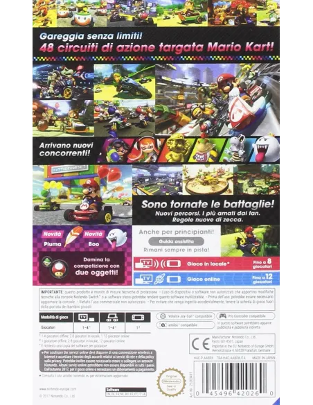 Nintendo Mario Kart 8 Deluxe Standard Inglese Nintendo Switch