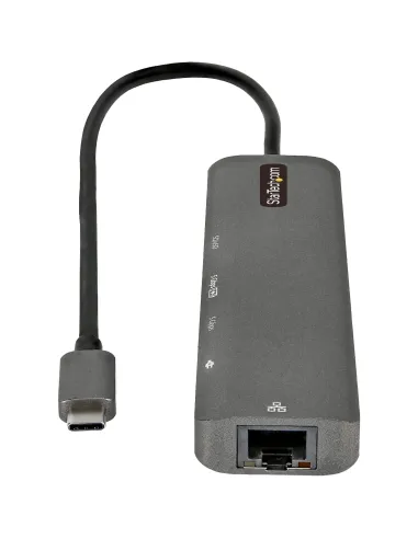 StarTech.com Adattatore multiporta USB C - Da USB-C a HDMI 2.0 4K 60Hz, 100W Power Delivery Pass-through, slot SD MicroSD, Hub