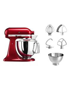 KitchenAid Artisan Sbattitore con base 300 W Rosso 2