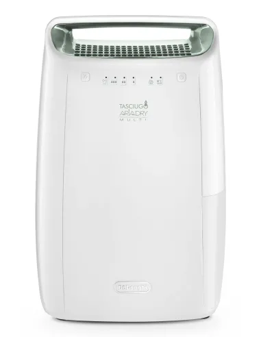De’Longhi Tasciugo AriaDry - Deumidificatore, Capacità deumidificazione 12l 24h, Serbatoio 2,1L, Bianco (DEX212SF)