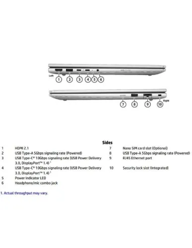 HP ProBook 4 G1a 14 inch Notebook AI PC AMD Ryzen™ 7 250 Computer