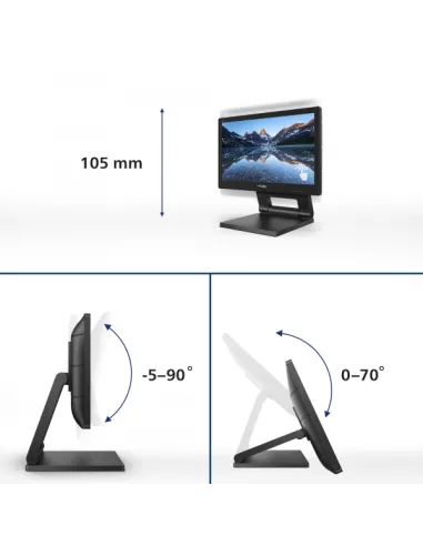 Philips 162B9T/00 Monitor PC 39,6 cm (15.6") 1366 x 768 Pixel HD LCD