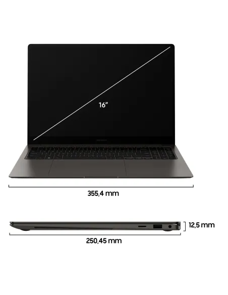 Samsung Galaxy Book3 Pro 16" Laptop i7 16GB 512GB Windows 11 Pro Graphite
