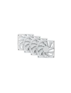 HYTE FAN- -FA12-WW-4 sistema di raffreddamento per computer Case per computer Ventilatore 12 cm Bianco 4 pz