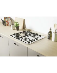 Candy Idea CHW6LX Acciaio inox Da incasso 60 cm Gas 4 Fornello(i) 2