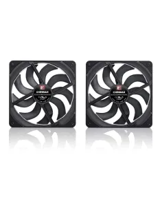 Noctua NF-A14X25 G2 PWM SX2-PP CHROMAX.BLACK sistema di raffreddamento per computer Case per computer Ventilatore 14 cm Nero 2 2