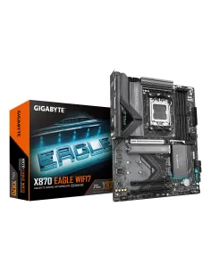 GIGABYTE X870 EAGLE WIFI7 Scheda Madre - Supporta CPU AMD Ryzen 9000, 14+2+2 fasi VRM, fino a 8000MHz DDR5 (OC), 1xPCIe 5.0 +
