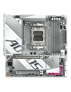 GIGABYTE B850M AORUS ELITE WIFI6E ICE Scheda Madre - Processori AMD Ryzen Serie 9000, 12+2+1 fasi VRM digitali, fino a 8200MHz 2