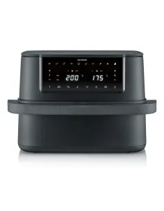 Severin FR 2490 friggitrice Doppia 9 L Indipendente 2600 W Friggitrice ad aria calda Nero
