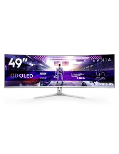 Philips Evnia 8000 49M2C8900 00 Monitor PC 124,2 cm (48.9") 5120 x 1440 Pixel Dual QHD QD-OLED Bianco