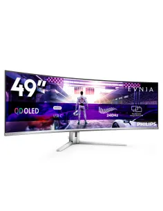 Philips Evnia 8000 49M2C8900 00 Monitor PC 124,2 cm (48.9") 5120 x 1440 Pixel Dual QHD QD-OLED Bianco 2