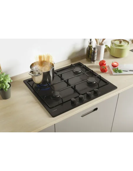 Candy Idea CHW6BRBB Nero Da incasso 60 cm Gas 4 Fornello(i)