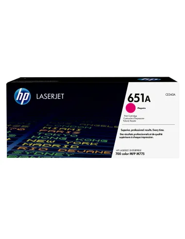 HP Cartuccia Toner originale magenta LaserJet 651A