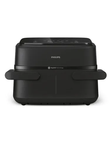 Philips Serie 1000 Airfryer con cestello flexi, Friggitrice ad aria 7.1L, 10 metodi di cottura, App per ricette NA150 00