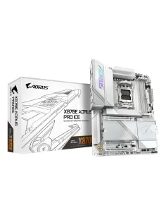 GIGABYTE X870E AORUS PRO ICE Scheda Madre - Supporta CPU AMD Ryzen 9000, 16+2+2 Fasi VRM Digitale, fino a 8000MHz DDR5 (OC),