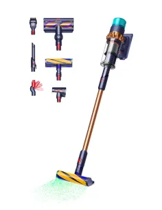 Dyson Gen5detect Batteria Secco HEPA Senza sacchetto Blu, Rame