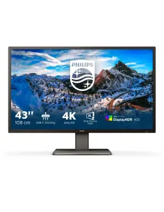Philips P Line 439P1 00 Monitor PC 108 cm (42.5") 3840 x 2160 Pixel 4K Ultra HD LCD Nero