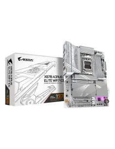 GIGABYTE X870 AORUS ELITE WIFI7 ICE Scheda Madre - Supporta CPU AMD Ryzen 9000, 16+2+2 fasi VRM digitale, fino a 8200MHz DDR5