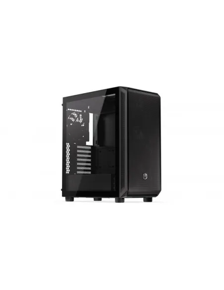Endorfy Arx 500 Air PC-Gehäuse, Midi-Tower, ATX, Tempered Glass - inklusive 4x 140-mm-Lüfter,schwarz