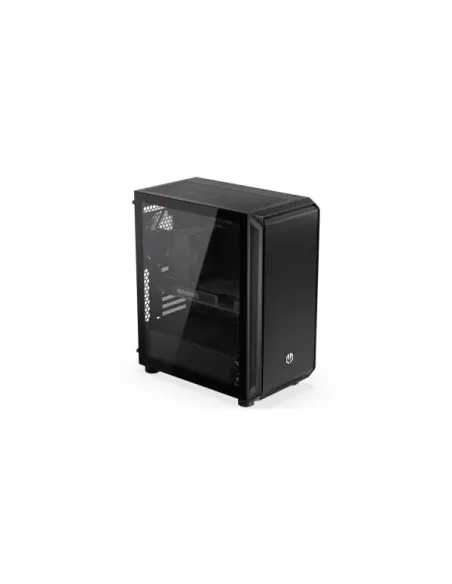 Endorfy Arx 500 Air PC-Gehäuse, Midi-Tower, ATX, Tempered Glass - inklusive 4x 140-mm-Lüfter,schwarz