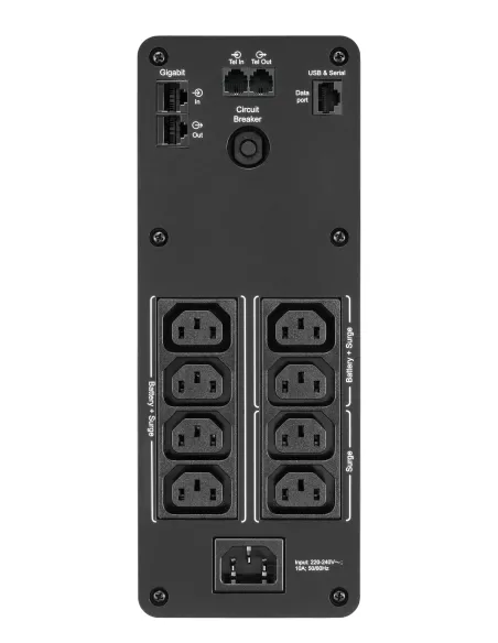 APC BACK UPS PRO BR 1200VA gruppo di continuità (UPS) A linea interattiva 1,2 kVA 720 W 8 presa(e) AC