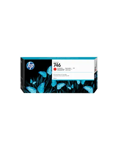HP Cartuccia di inchiostro rosso cromatico 746 DesignJet da 300 ml