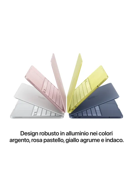 Apple MacBook Neo 13"A18 Pro chip 6‑core CPU 5‑core GPU 8GB 512GB SSD Touch ID - Argento
