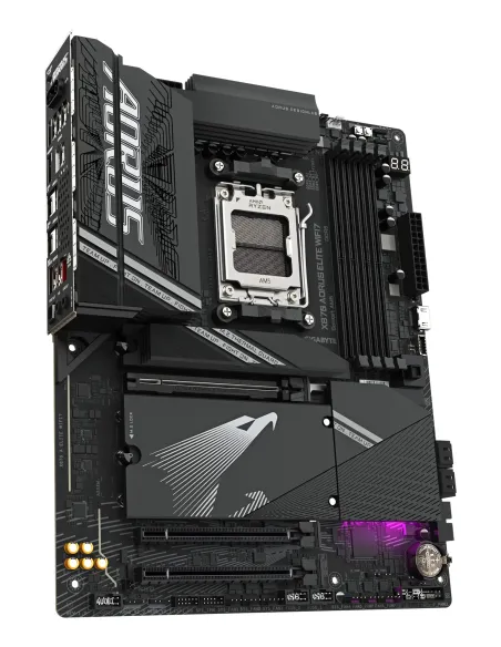 GIGABYTE X870 AORUS ELITE WIFI7 Scheda Madre - Supporta CPU AMD Ryzen 9000, 16+2+2 fasi VRM, fino a 8000MHz DDR5 (OC), 3xPCIe