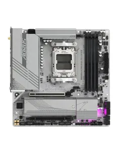 GIGABYTE B650M AORUS ELITE AX ICE Scheda madre - AMD Ryzen serie 9000, VRM a 12+2+2 fasi, fino a 8000 MHz DDR5 (OC), 1xPCIe 5.0 2