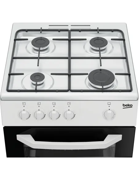 Beko CSG 42001 FW Cucina a Gas, 50x50 cm