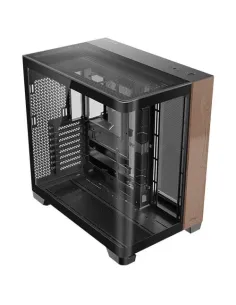 Antec C8 Curve Wood Full Tower Nero, Trasparente, Legno